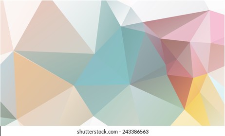 Abstract geometric background of triangular polygons