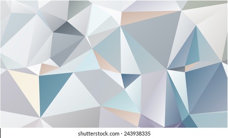 Abstract geometric background of triangular polygons