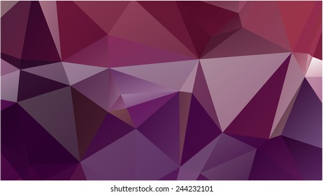 Abstract geometric background of triangular polygons