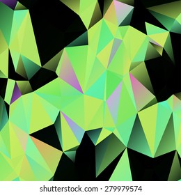 Abstract geometric background of triangular polygons