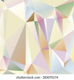 Abstract geometric background of triangular polygons