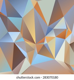 Abstract geometric background of triangular polygons