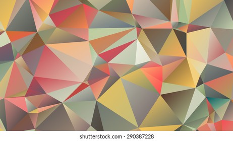 Abstract geometric background of triangular polygons