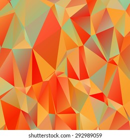 Abstract geometric background of triangular polygons