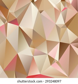 Abstract geometric background of triangular polygons
