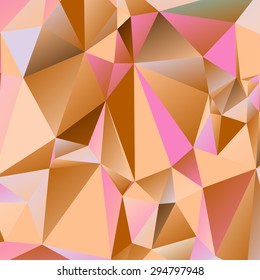 Abstract geometric background of triangular polygons