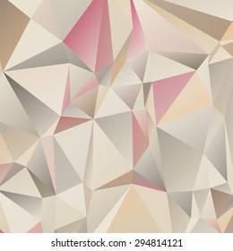 Abstract geometric background of triangular polygons