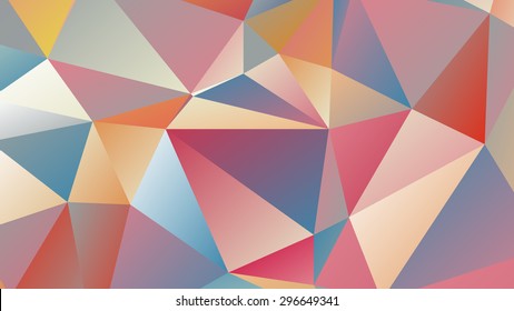 Abstract geometric background of triangular polygons