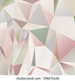 Abstract geometric background of triangular polygons