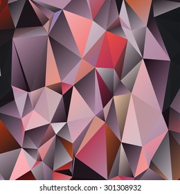 Abstract geometric background of triangular polygons