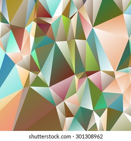 Abstract geometric background of triangular polygons