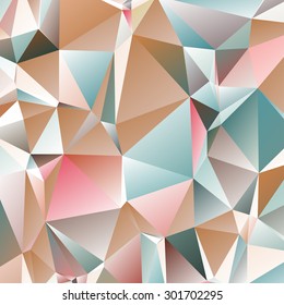 Abstract geometric background of triangular polygons