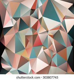 Abstract geometric background of triangular polygons