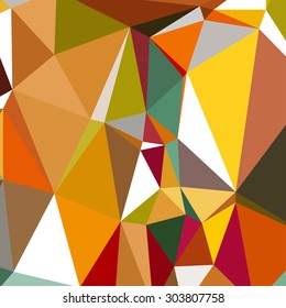Abstract geometric background of triangular polygons