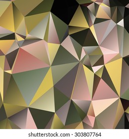 Abstract geometric background of triangular polygons