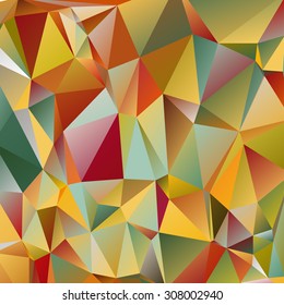 Abstract geometric background of triangular polygons
