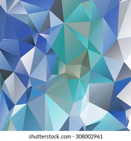 Abstract geometric background of triangular polygons
