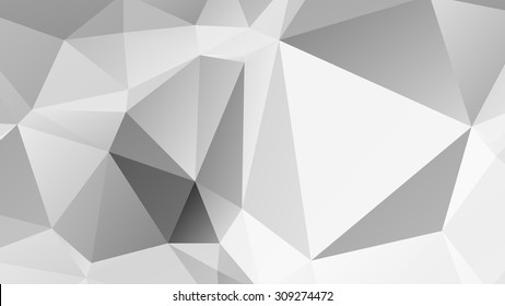 Abstract geometric background of triangular polygons