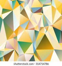 Abstract geometric background of triangular polygons