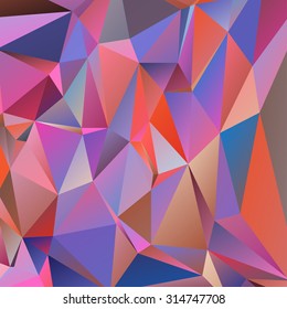 Abstract geometric background of triangular polygons