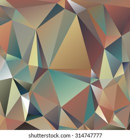 Abstract geometric background of triangular polygons
