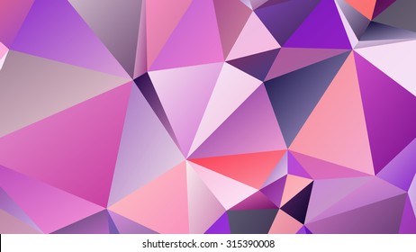 Abstract geometric background of triangular polygons