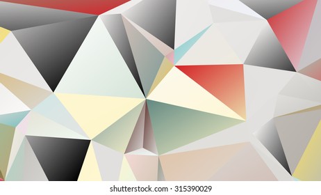 Abstract geometric background of triangular polygons