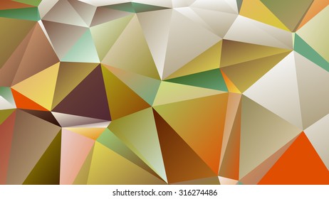 Abstract geometric background of triangular polygons