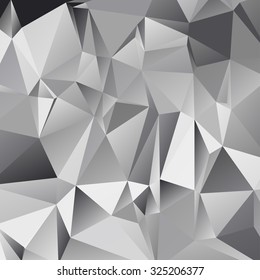 Abstract geometric background of triangular polygons