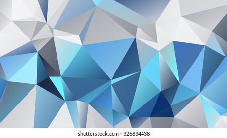 Abstract geometric background of triangular polygons
