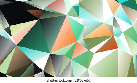 Abstract geometric background of triangular polygons