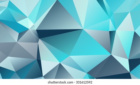 Abstract geometric background of triangular polygons