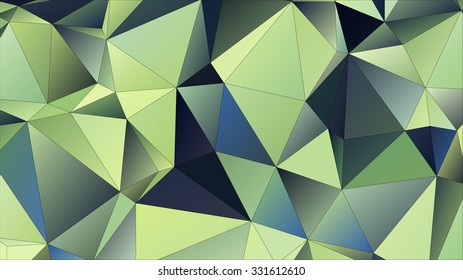 Abstract geometric background of triangular polygons