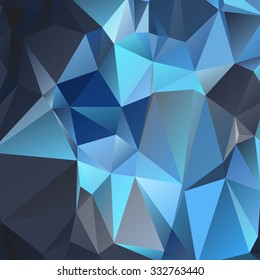 Abstract geometric background of triangular polygons