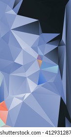 Abstract geometric background of triangular polygons