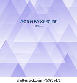 Abstract geometric background with triangular polygons. Vector illustration