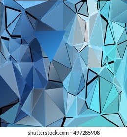 Abstract geometric background of triangular polygons
