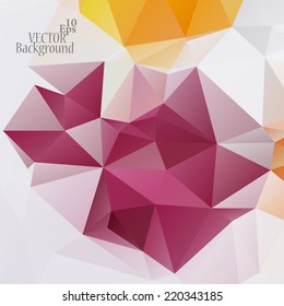 Abstract geometric background for use in design - vector illustration