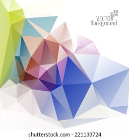 Abstract geometric background for use in design - vector illustration
