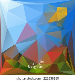 Abstract geometric background for use in design - vector illustration
