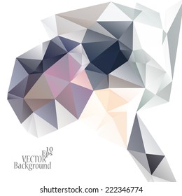 Abstract geometric background for use in design - vector illustration