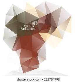 Abstract geometric background for use in design - vector illustration