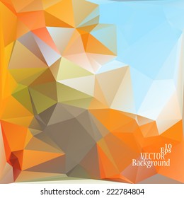 Abstract geometric background for use in design - vector illustration