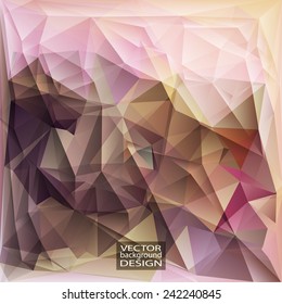 Abstract geometric background for use in design - vector illustration