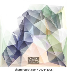 Abstract geometric background for use in design - vector illustration
