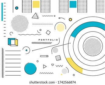 Abstract geometric background Use for modern design, cover, poster, template, brochure, decorated, flyer, banner.