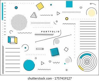 Abstract geometric background Use for modern design, cover, poster, template, brochure, decorated, flyer, banner.