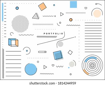 Abstract geometric background Use for modern design, cover, poster, template, brochure, decorated, flyer, banner.