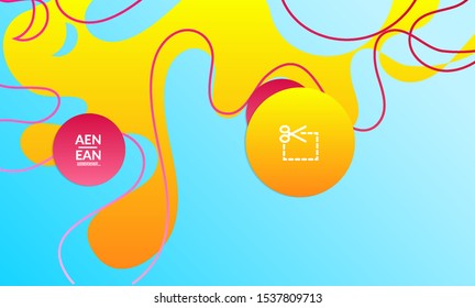 Abstract geometric background with vanishing waves. Modern template for social media banner. Contemporary material design with realistic shadow over flat gradient background