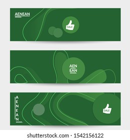 Abstract geometric background with vanishing waves. Modern template for social media banner. Contemporary material design with realistic shadow over flat gradient background